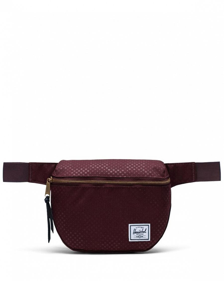Сумка поясная Herschel Fifteen Plum Dot Check отзывы
