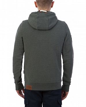 Толстовка мужская с капюшоном Naketano Supapimmel Olive Толстовка мужская с капюшоном Naketano Supapimmel Olive