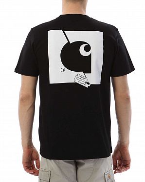 Футболка классическая Carhartt Razor Black Multicolor Футболка классическая Carhartt Razor Black Multicolor