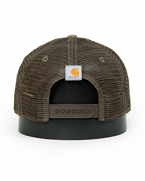 Бейсболка сетка Carhartt Style # 101195 Canvas Mesh-Back Logo Graphic Cap Light Brown