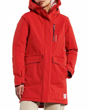 Водонепроницаемая утепленная парка женская Didriksons Parka Ciana Red