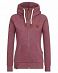 Толстовка женская на молнии с капюшоном Naketano Brazzo IX Bordeaux Melange