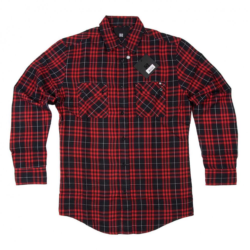 Рубашка Krew Porter L/S red отзывы