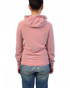 Лонгслив женский с капюшоном Naketano Mandy XI Schmutzmuschi Pink Лонгслив женский с капюшоном Naketano Mandy XI Schmutzmuschi Pink