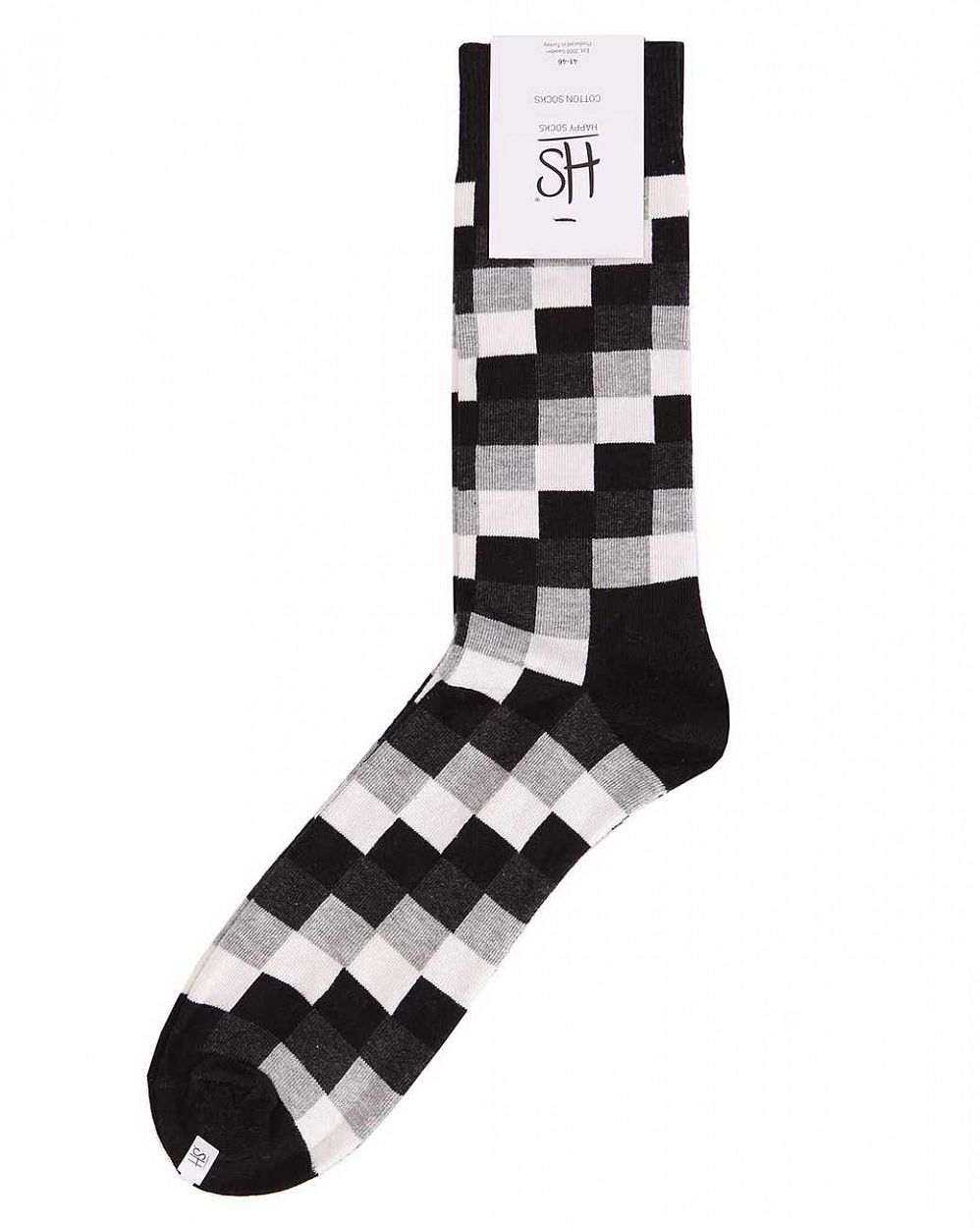 Носки мужские Happy Socks 4205 Black White отзывы