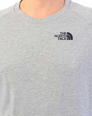 Футболка с длинным рукавом The North Face Red Box Sleeve Grey Футболка с длинным рукавом The North Face Red Box Sleeve Grey