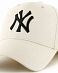 Бейсболка с изогнутым козырьком '47 Brand MVP New York Yankees White Black