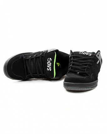 Кеды мужские DVS Enduro 125 CHARCOAL Black Charcoal Lime Nubuck