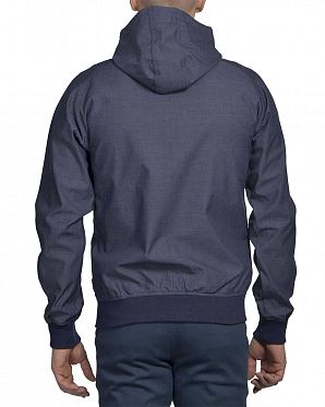Ветровка водоотталкивающая на флисе Iriedaily City Shield Jeans Blue