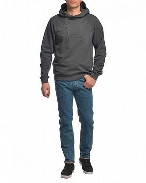 Толстовка мужская с капюшоном Iriedaily Ean Effort Hoody Anthra