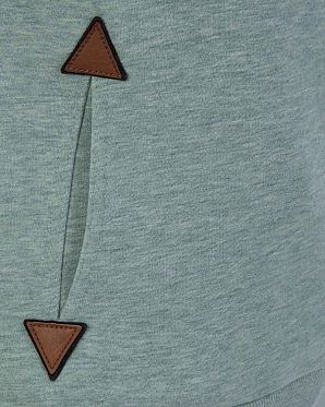 Толстовка женская с капюшоном Naketano Darth Wiederkauer Green