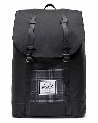 Рюкзак с отделением для 15 ноутбука Herschel Retreat Black Plaid