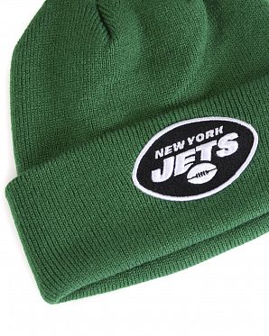 Шапка с подворотом '47 Brand NFL New York Jets Green