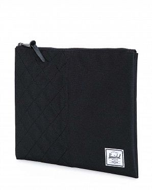 Папка Чехол Herschel Network Large Quilted Black Папка Чехол Herschel Network Large Quilted Black