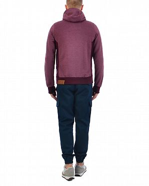 Толстовка мужская на молнии с капюшоном Naketano Full-Zip Hoodie Birol II Bordeaux Толстовка мужская на молнии с капюшоном Naketano Full-Zip Hoodie Birol II Bordeaux