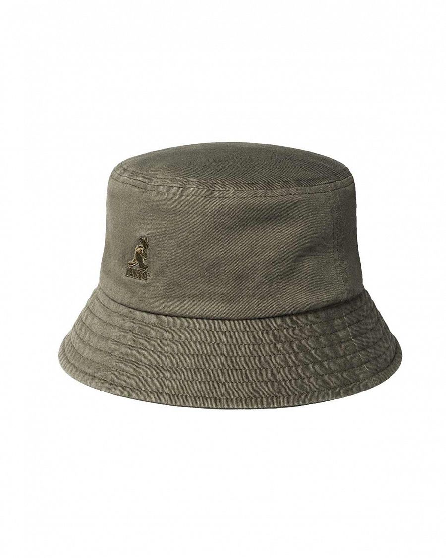 Панама универсальная из толстого хлопка Kangol K4224HT WASHED BUCKET Smog отзывы