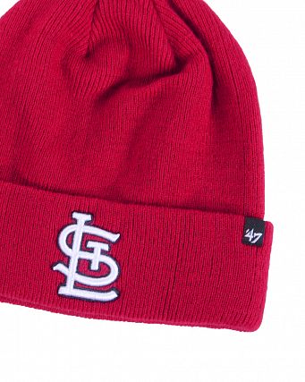 Шапка с подворотом '47 Brand Baseball St. Louis Cardinals Red
