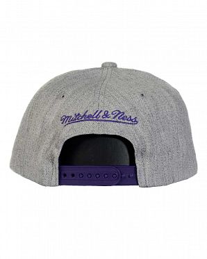 Бейсболка с изогнутым козырьком Mitchell and Ness TEAM HEATHER 2.0 STRETCH Los Angeles Lakers 2 Grey Бейсболка с изогнутым козырьком Mitchell and Ness TEAM HEATHER 2.0 STRETCH Los Angeles Lakers 2 Grey