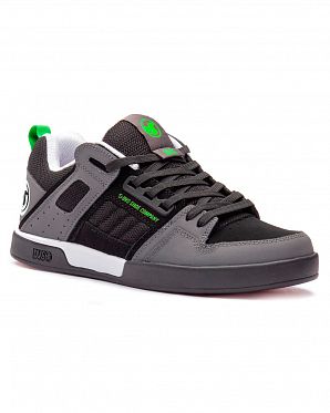 Кеды низкие мужские DVS COMANCHE 2.0+ Black Charcoal Lime Nubuck Кеды низкие мужские DVS COMANCHE 2.0+ Black Charcoal Lime Nubuck