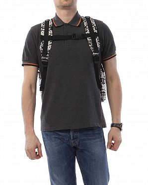 Рюкзак тканевый водостойкий с отделом для 13 ноутбука Obey Propaganda Submarine White Black Рюкзак тканевый водостойкий с отделом для 13 ноутбука Obey Propaganda Submarine White Black