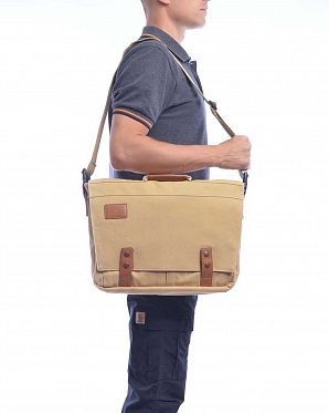 Сумка через плечо для ноутбука 15 YellowStone Straw Camo