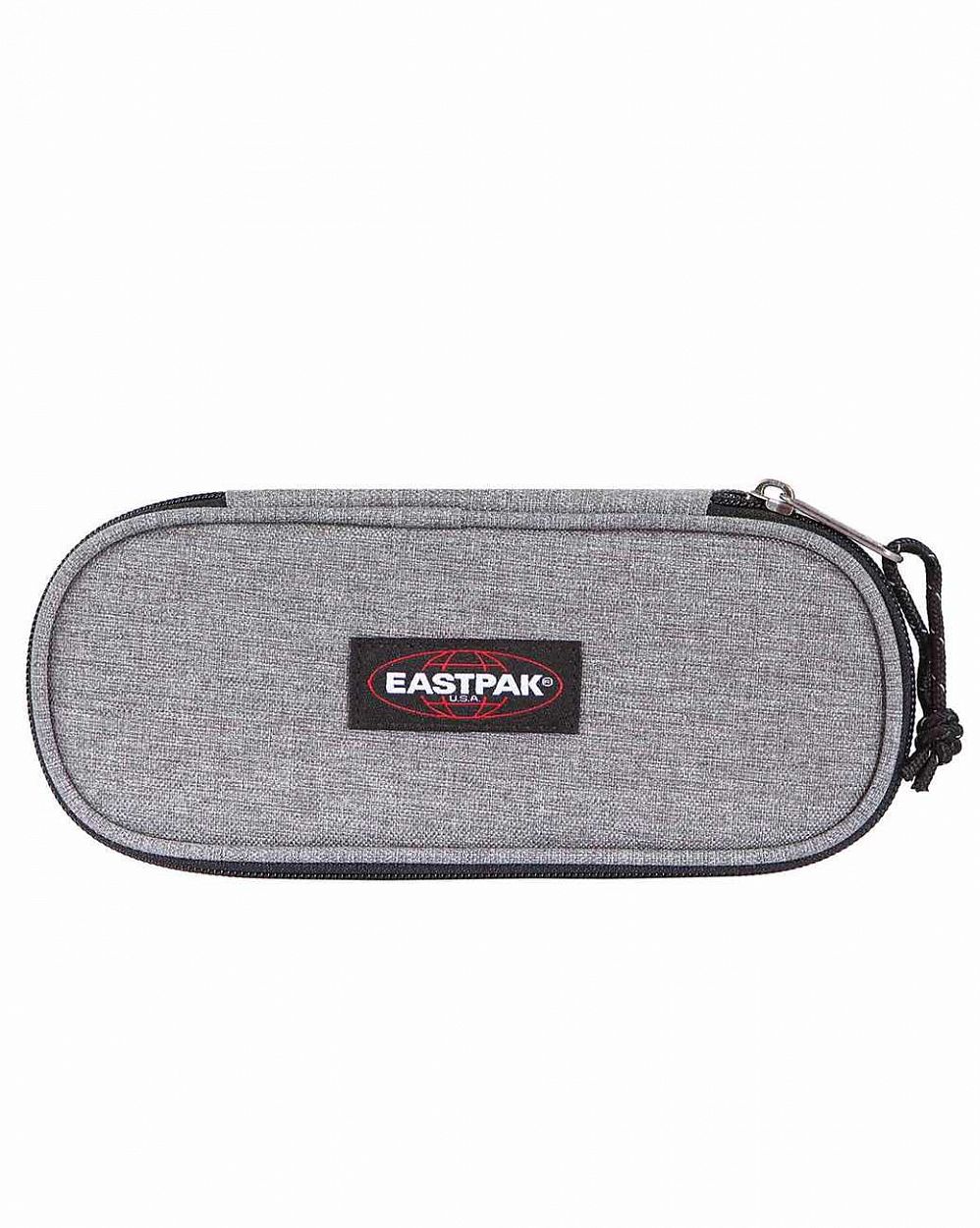 Пенал школьный на молнии Eastpak Oval Single Sunday Grey отзывы