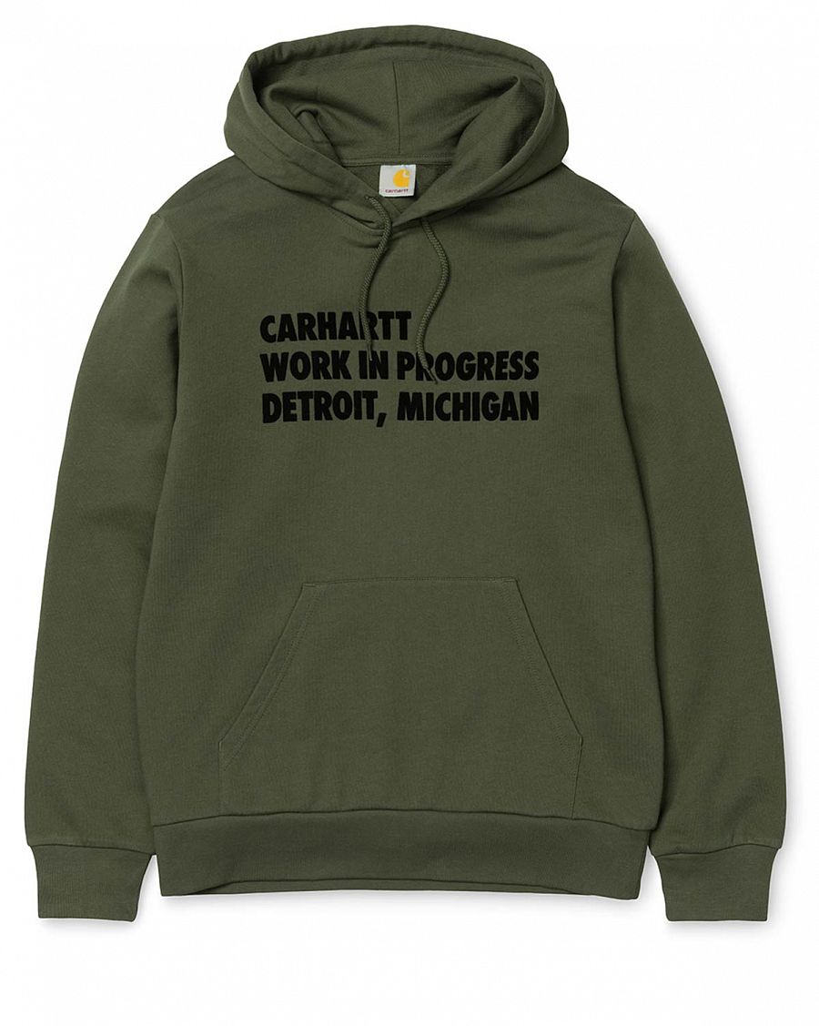 Толстовка с капюшоном Carhartt WIP Hooded Bold Type Sweat Cypress отзывы