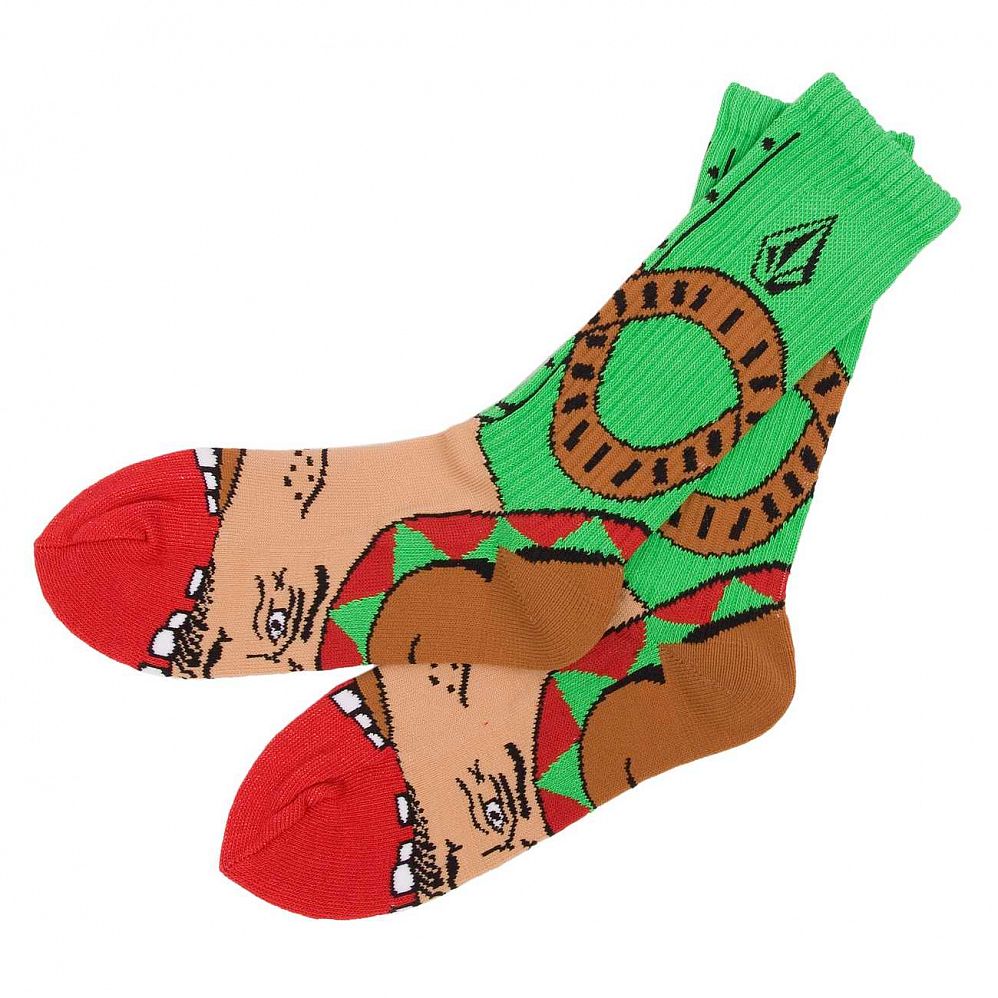купить Носки Volcom Bandito Sock Puppet Green в Москве купить Носки Volcom Bandito Sock Puppet Green в Москве