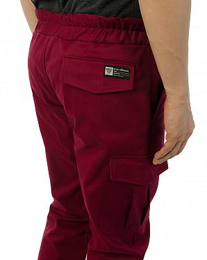 Джоггеры мужские зимние карго Cool Penguin JMP 1713W Red Wine