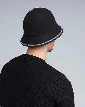 Панама Kangol Wool Stripe Casual K3181ST BLACK OFF WHITE Панама Kangol Wool Stripe Casual K3181ST BLACK OFF WHITE