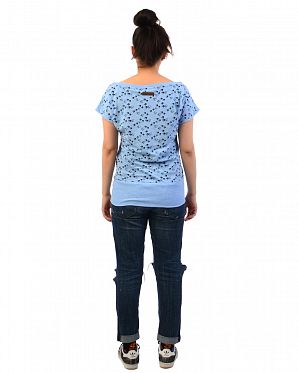 Футболка женская Naketano Wolle will Vogel (n) VIII Amazing Blue Melange