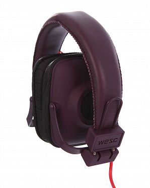 Наушники с микрофоном проводные складные WeSC Maraca On Ear Headphones Raisin
