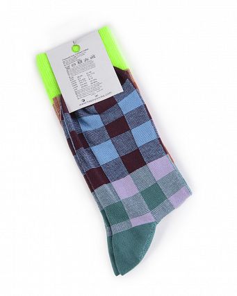 Носки мужские Happy Socks Combed Cotton Square Brown
