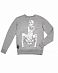 Толстовка свитшот Rum Knuckies Ladi Diamond Grey
