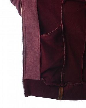 Толстовка мужская на молнии с капюшоном Naketano Full-Zip Hoodie Birol II Bordeaux Толстовка мужская на молнии с капюшоном Naketano Full-Zip Hoodie Birol II Bordeaux