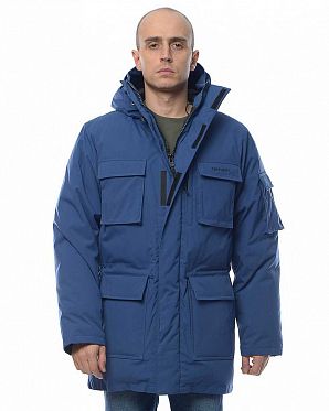 Пуховик зимний мужской Carhartt WIP Bering Cobalt Пуховик зимний мужской Carhartt WIP Bering Cobalt