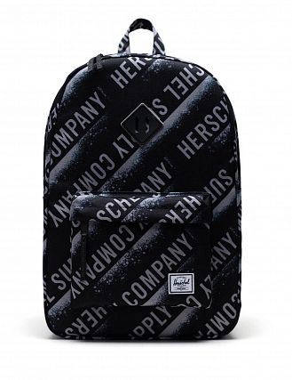 Рюкзак водоотталкивающий с карманом для 15 ноутбука Herschel Heritage Stencil Roll Call Black