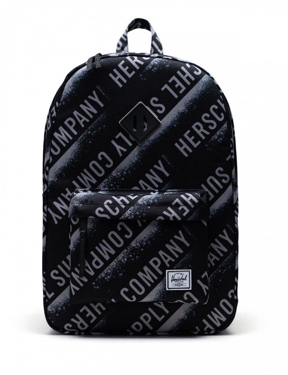 Рюкзак водоотталкивающий с карманом для 15 ноутбука Herschel Heritage Stencil Roll Call Black отзывы