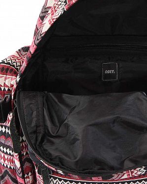 Рюкзак тканевый водостойкий с отделом для 13 ноутбука Obey Propaganda Submarine Red Black Рюкзак тканевый водостойкий с отделом для 13 ноутбука Obey Propaganda Submarine Red Black