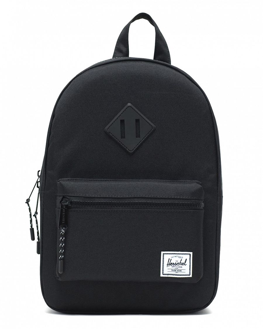 Рюкзак маленький Herschel Heritage Kids Black Black Rubber отзывы