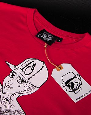 Футболка мужская Rum Knuckies Lady Diamond Red Футболка мужская Rum Knuckies Lady Diamond Red