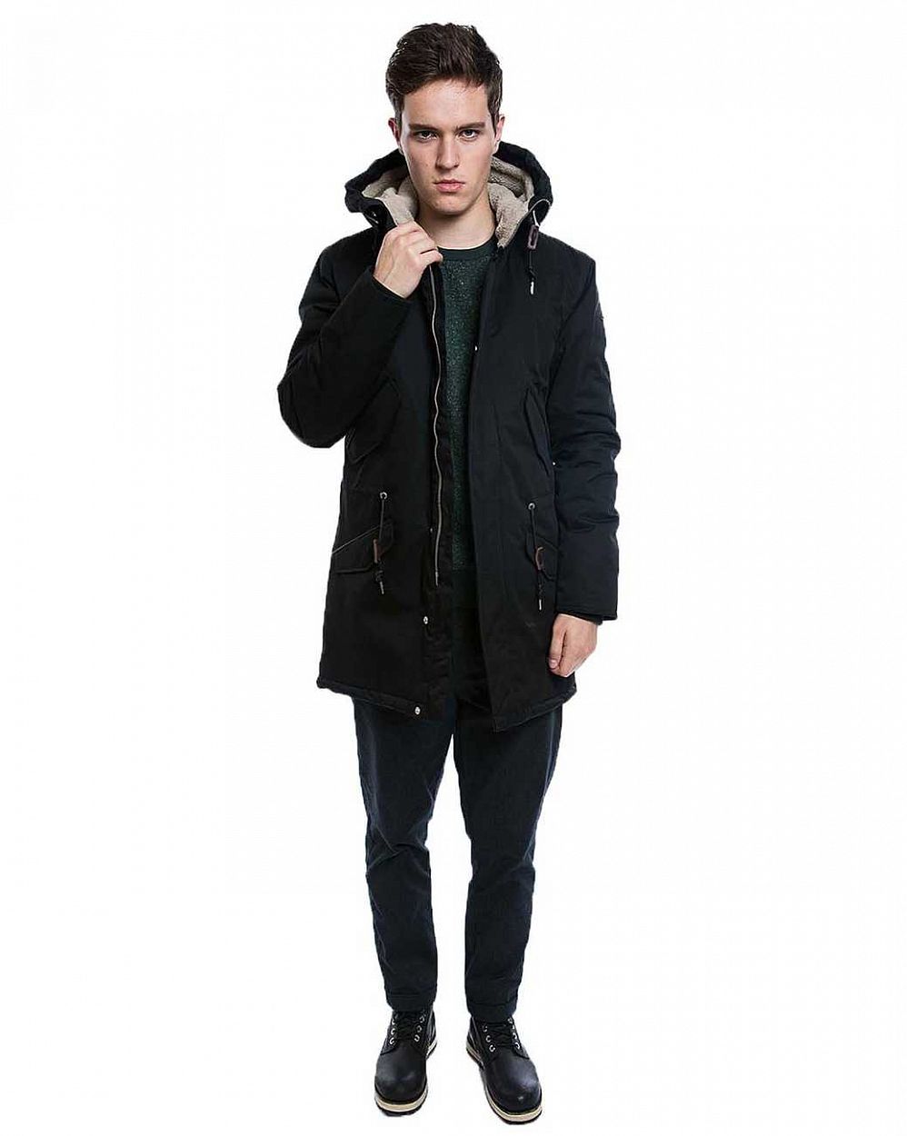 Парка куртка мужская зимняя Loading Jacket 1210-2 Black отзывы
