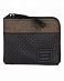 Кошелек на молнии и слотом для карт Herschel Johnny Aspect Canteen CrosshatchBlack