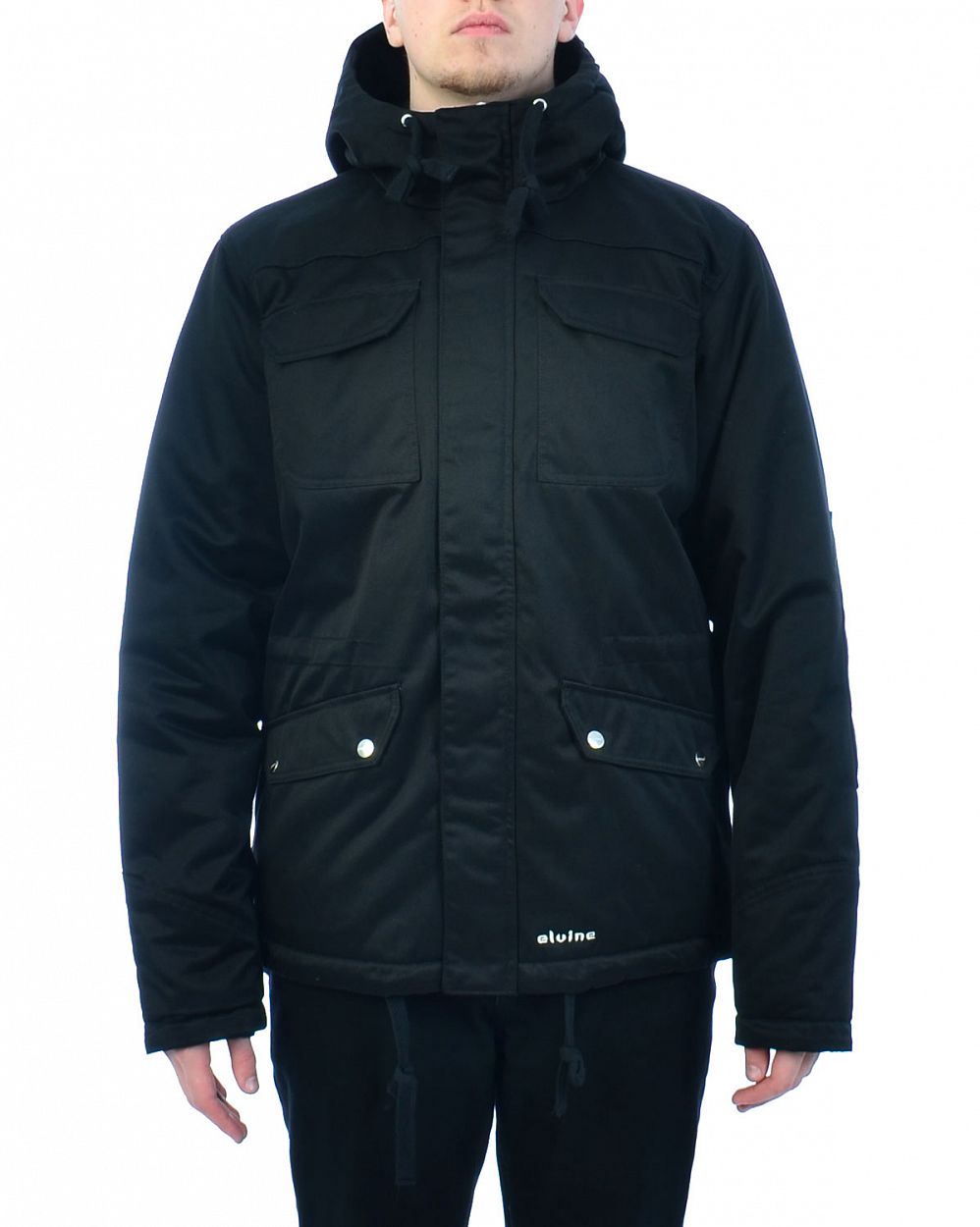 Куртка мужская теплая водостойкая Швеция Elvine Gabbe Black отзывы
