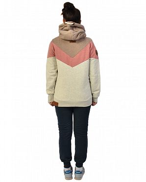 Толстовка женская с капюшоном Naketano Patty Immer Hande hoch Politik Mel Толстовка женская с капюшоном Naketano Patty Immer Hande hoch Politik Mel