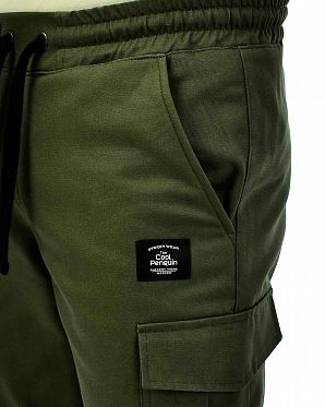 Джоггеры карго мужские катоновые плотные Cool Penguin JMD 1713 Green Джоггеры карго мужские катоновые плотные Cool Penguin JMD 1713 Green