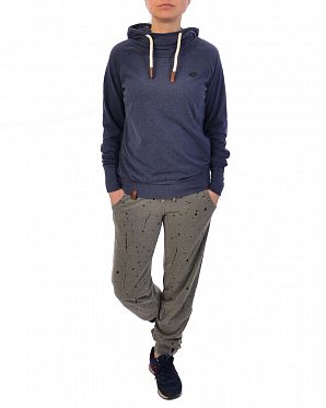 Лонгслив женский с капюшоном Naketano Mandy Dark Night Лонгслив женский с капюшоном Naketano Mandy Dark Night