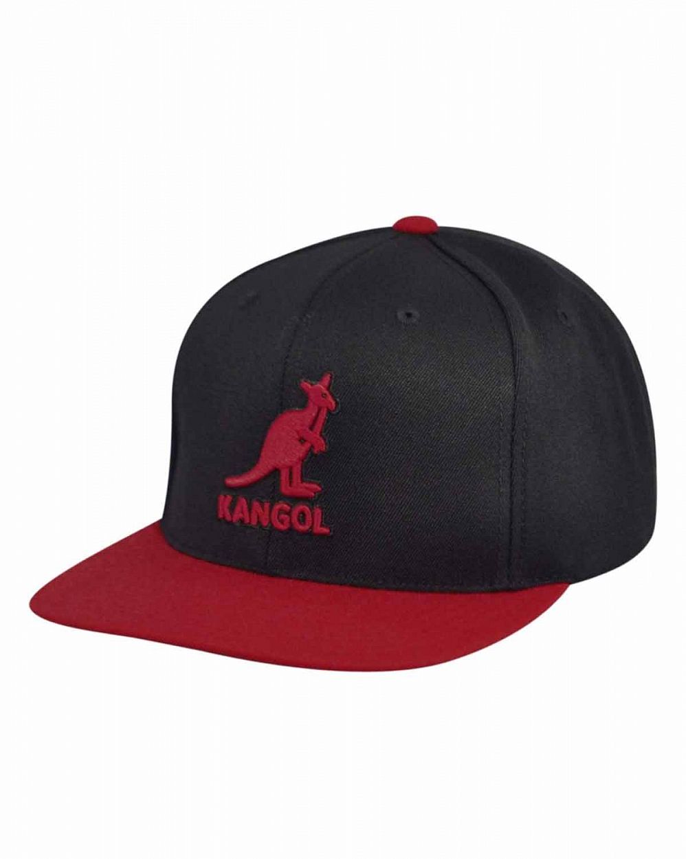 Бейсболка с прямым козырьком Kangol Championship Black Red отзывы