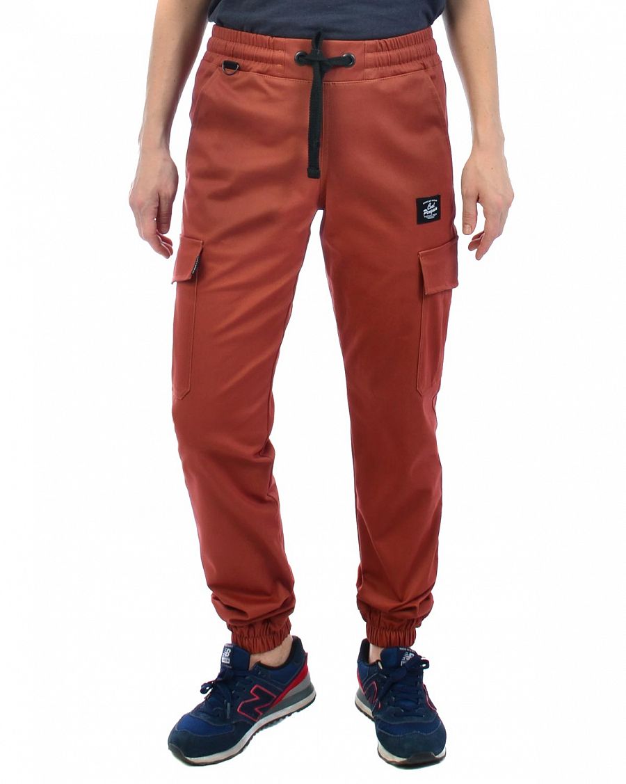 Джоггеры женские эластичные с карманами водоотталкивающие Cool Penguin JMP 1713 Chocolate отзывы