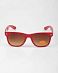 Очки Sunglasses Classic Modern Wayfarer Printed Arms Red